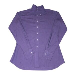 Equestrian English Show Shirt Women's 10/32 Horse Show Purple Van Teal